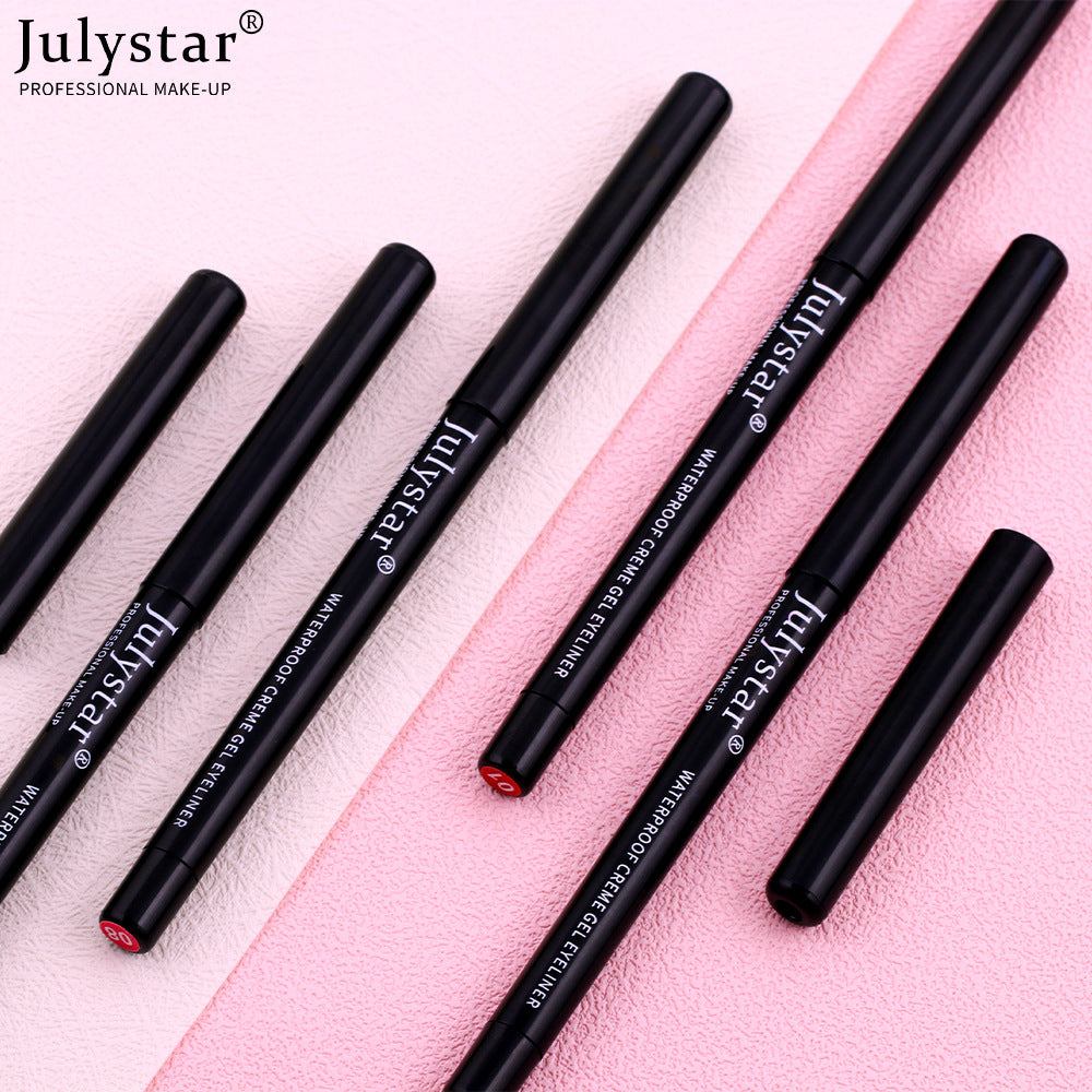 New Set Of Eyeliner Pencil Waterproof And Oil-Proof Non-Smudge Eyeliner Gel Pencil - 2bazar4