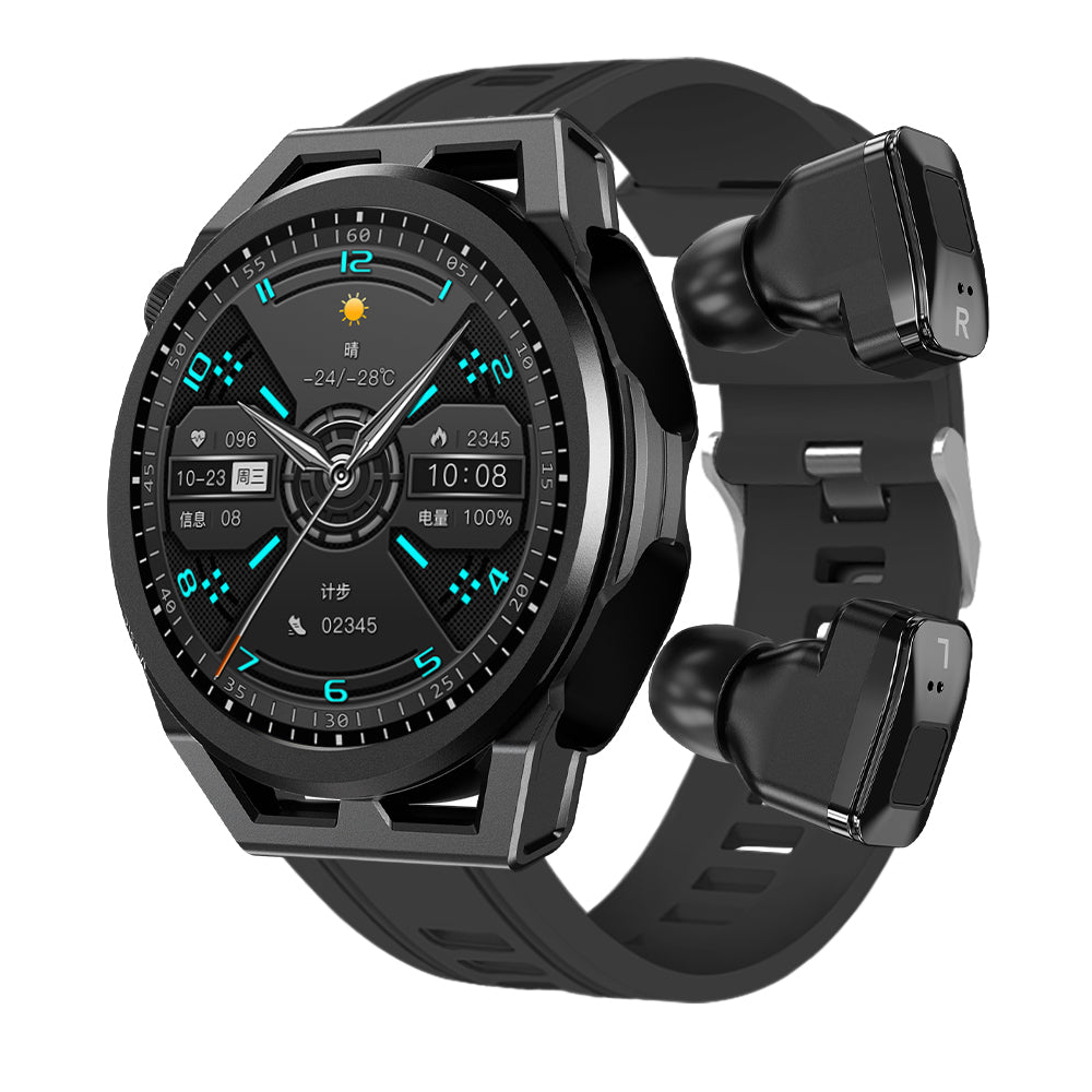 N18 smart watch TWS two in one Bluetooth local playback NFC heart rate and blood pressure health monitoring - 2bazar4
