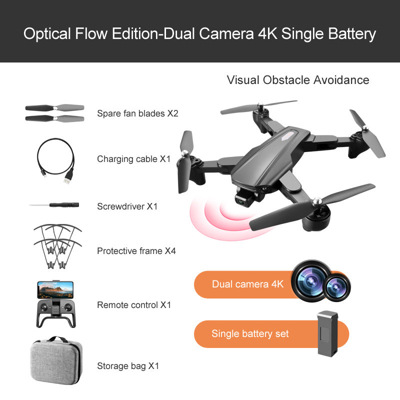 R20 Cross-Border Drone GPS HD Aerial Photography 4K Dual-Camera Optical Flow Positioning Quadcopter 6K Return To Follow - 2bazar4
