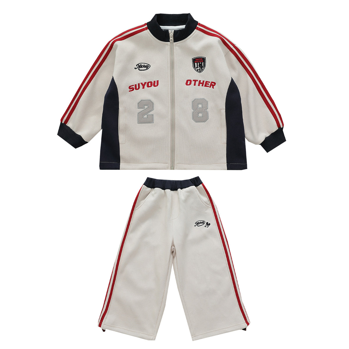 Boys Autumn Two-Piece Outfit Set Trendy Sporty Casual Clothes for Kids Little Gentleman Style