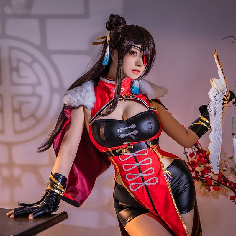 Genshin Impact Heavy Cloud Big Dipper Autumn COS Coronaless Dragon King Royal Sister Full Set Cloak Anime Cosplay