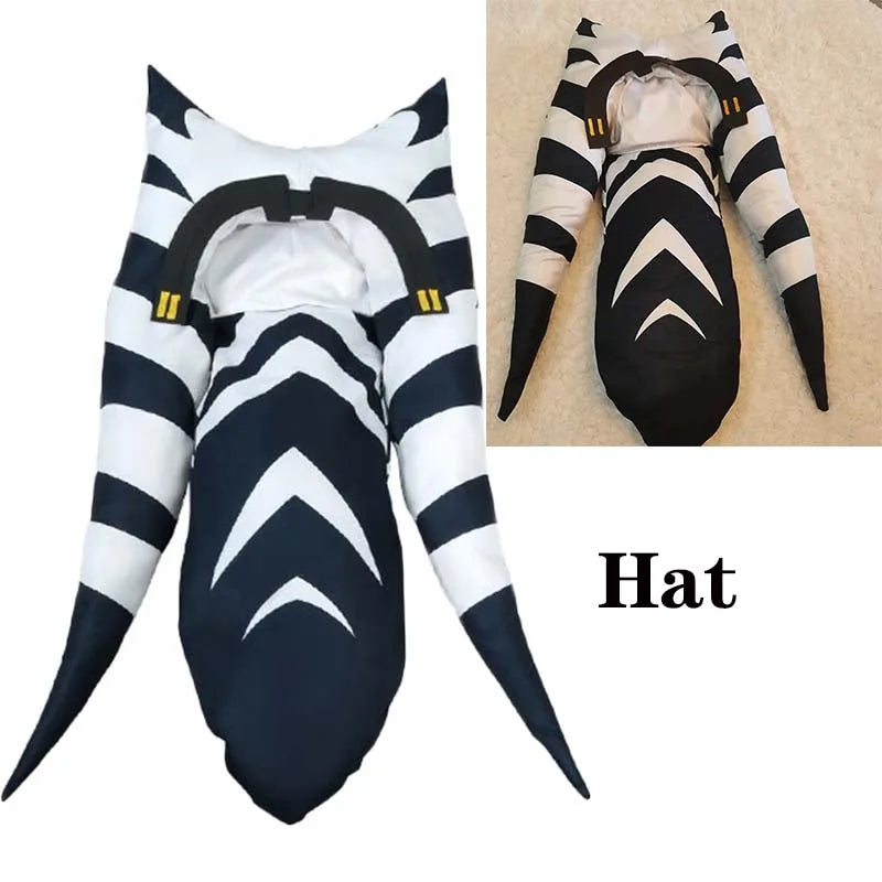 Laku Adult Ahsoka Tano Cosplay Costume Halloween Anakin Cosplay Costume Full Set Include Hat for Comic Con Ahsoka Outfits eprolo
