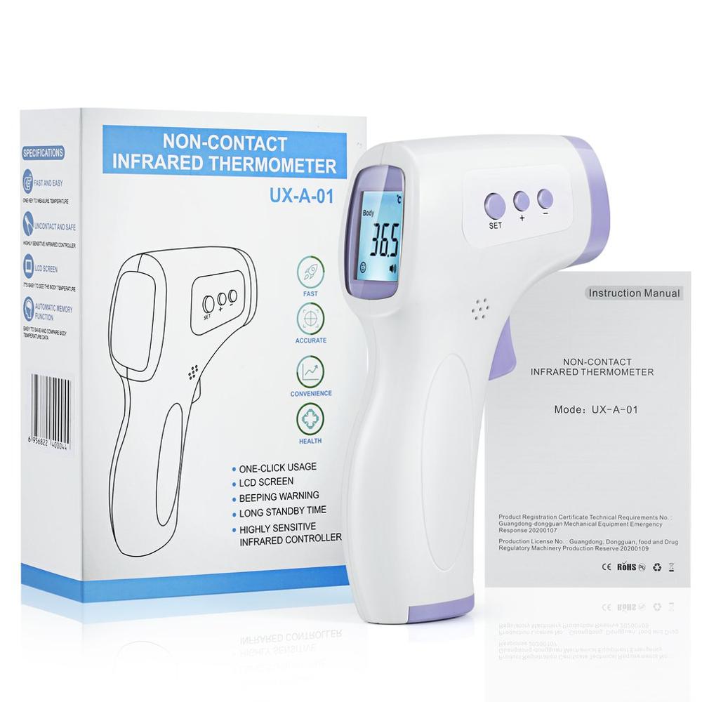 Non-Contact Adult Kids Body Forehead Infrared Thermometer Gun Medical Digital Thermometer Laser Temperature Measurement Tool - 2bazar4