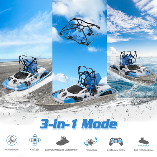 RC Boat Flying Air Boat Radio-Controlled Machine on the Control Panel Birthday Christmas Gifts Remote Control Toys for Kids - 2bazar4