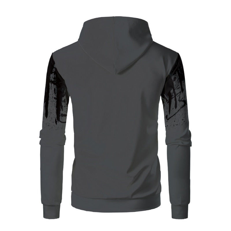 Sets Tracksuit Men Autumn Winter Hooded Sweatshirt Drawstring Outfit Sportswear  Two Piece Set - 2bazar4