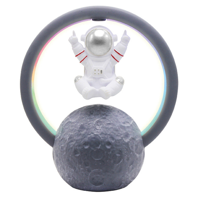 Maglev Bluetooth Speaker New Astronaut Night Light Home Creative Decoration Outdoor Subwoofer Bluetooth Sound - 2bazar4
