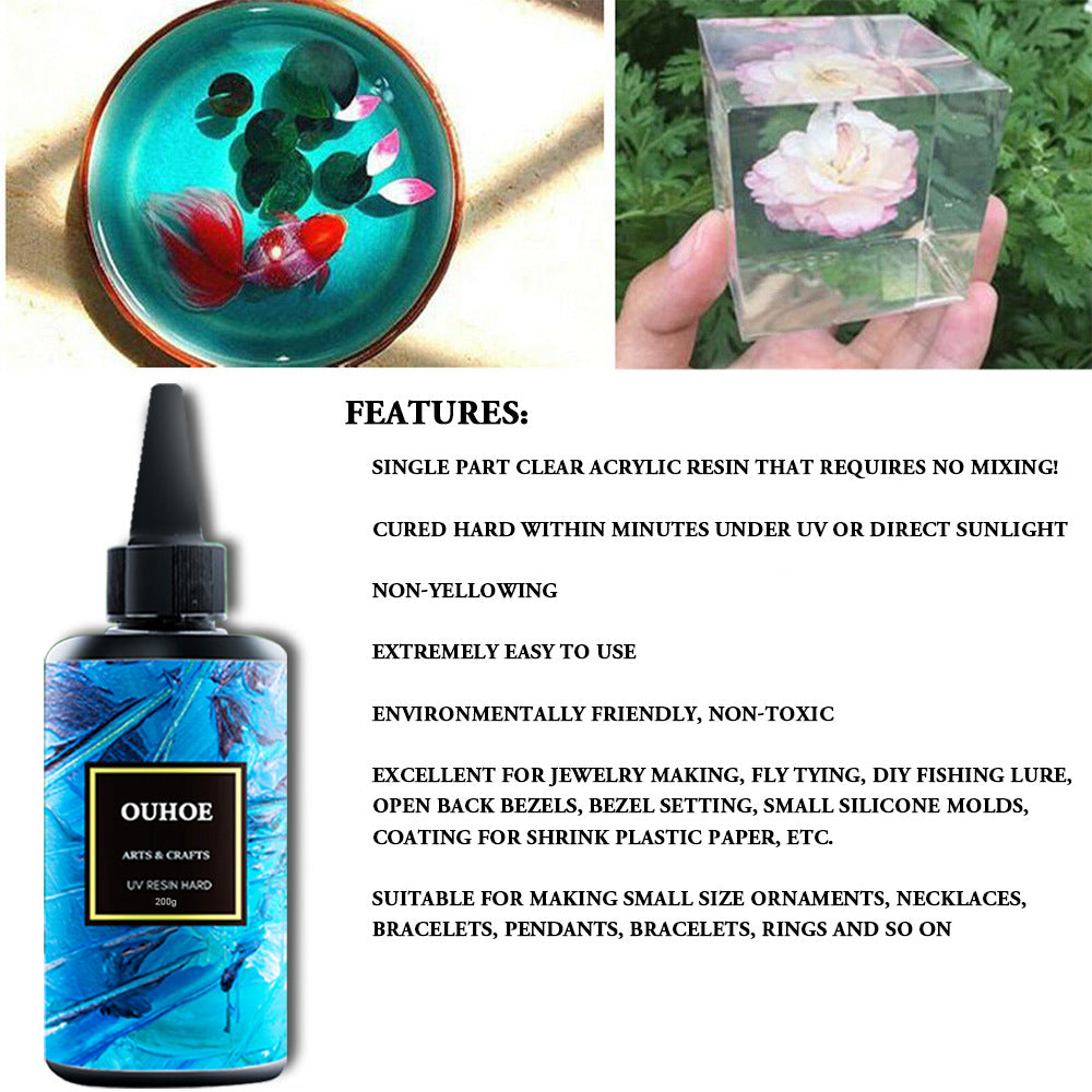 Shadowless Glue UV Acrylic Ceramic Adhesive UV Curable Adhesive - 2bazar4