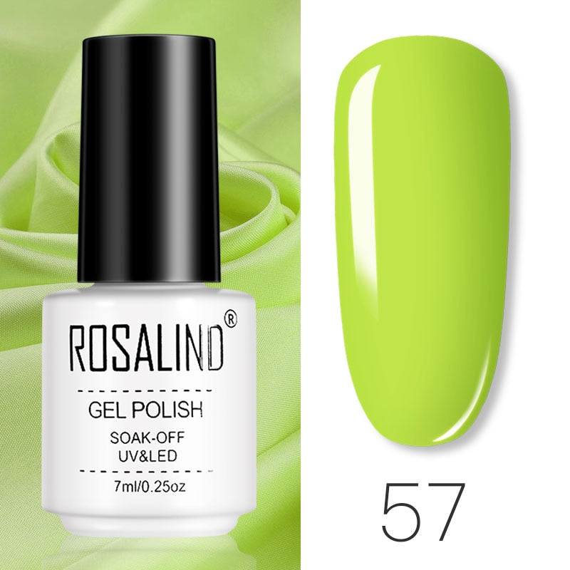 ROSALIND Gel Polish Set Manicure for Nails Semi Permanent Vernis top coat UV LED Gel Varnish Soak Off Nail Art Gel Nail Polish - 2bazar4