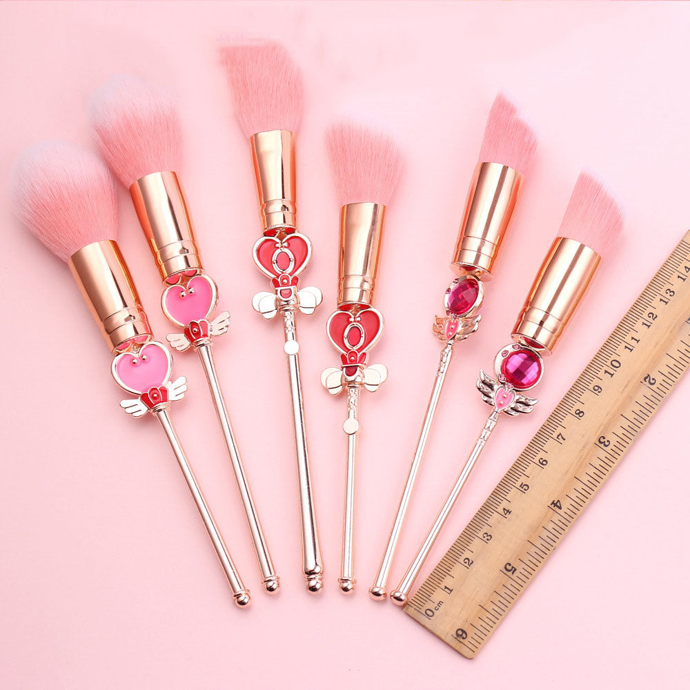 Sailor Moon Makeup Brush Tool Set Unicorn Wet and Wild Anime Peripheral Gifts - 2bazar4