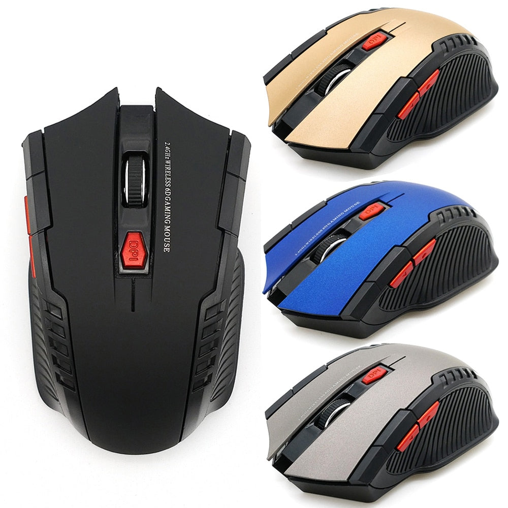 2.4GHz Wireless Mice With USB Receiver Gamer 2000DPI Mouse For Computer PC Laptop - 2bazar4