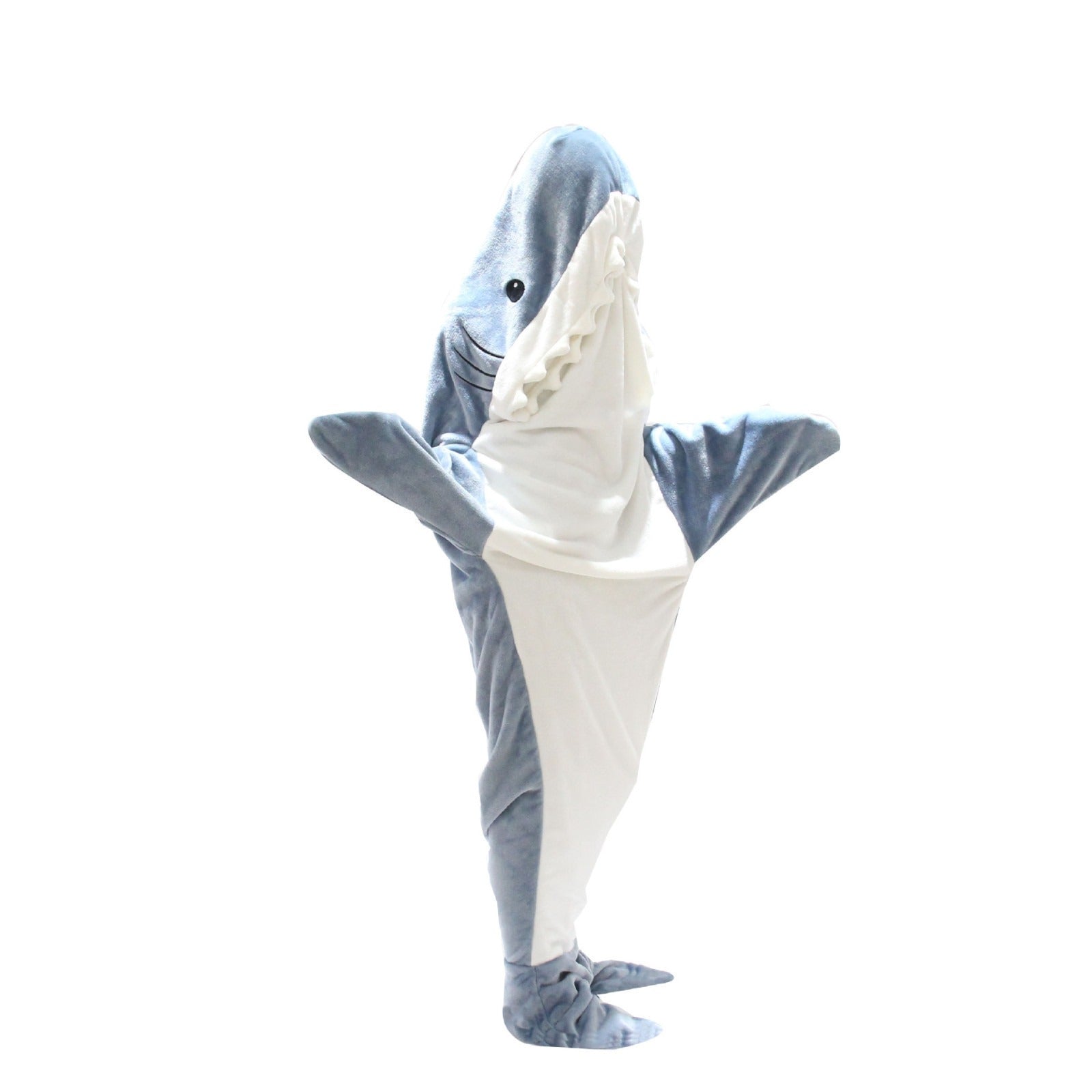 Cartoon Shark Sleeping Bag Pajamas Office Nap Shark Blanket Karakal High Quality Fabric Mermaid Shawl Blanket For Children Adult - 2bazar4