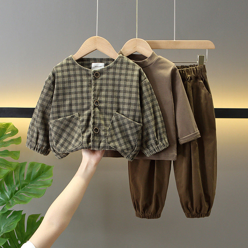 Boys Corduroy 3-Piece Jacket Set Rugged Smart Casual Style - product image 7