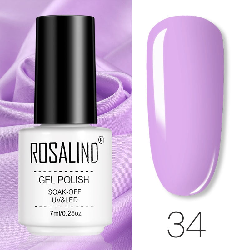 ROSALIND Gel Polish Set Manicure for Nails Semi Permanent Vernis top coat UV LED Gel Varnish Soak Off Nail Art Gel Nail Polish - 2bazar4