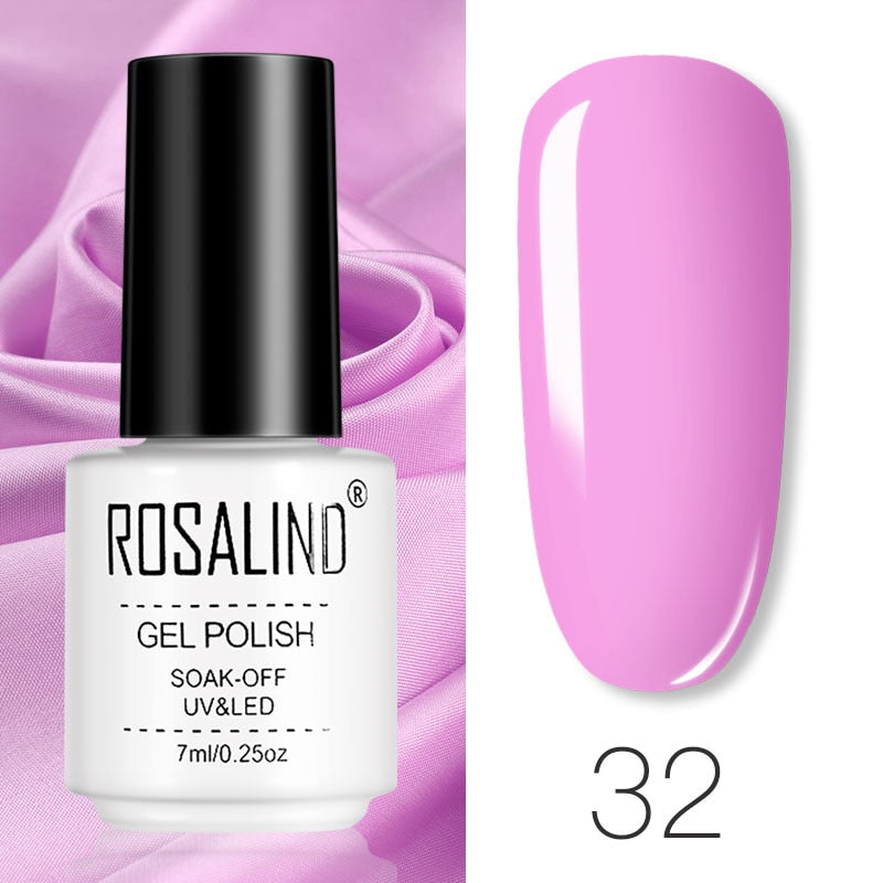 ROSALIND Gel Polish Set Manicure for Nails Semi Permanent Vernis top coat UV LED Gel Varnish Soak Off Nail Art Gel Nail Polish - 2bazar4