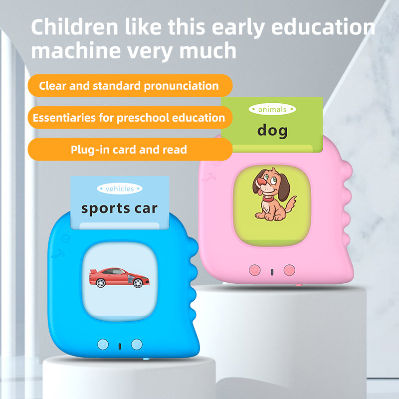 New Puzzle Enlightenment Card Early Education Children's Toys Enlightenment English Card Machine Learning Machine Audio Puzzle - 2bazar4