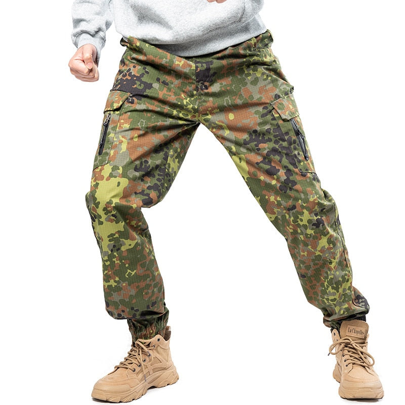 Mege Brand Men Fashion Streetwear Casual Camouflage Jogger Pants Tactical Military Trousers Men - 2bazar4