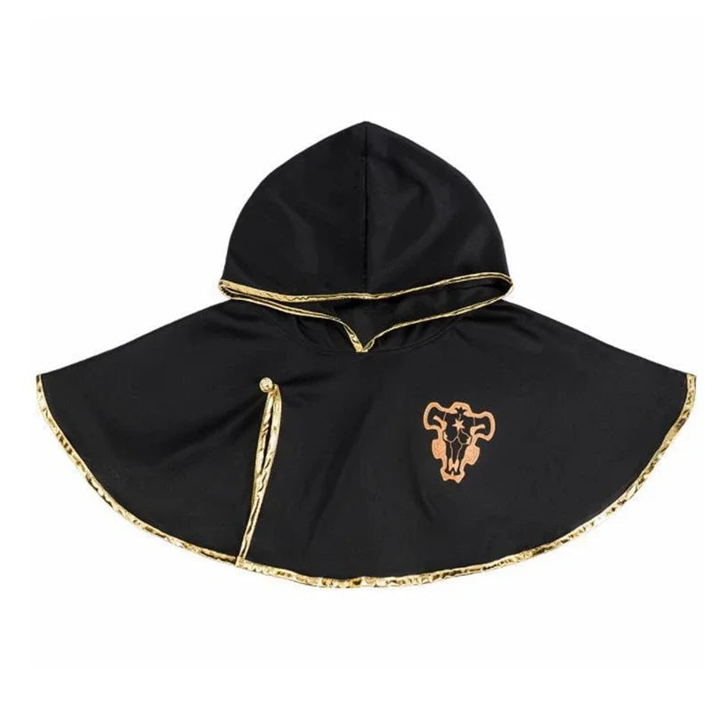 Anime Black Clover Asta Yuno Cosplay Costume Emperor Asta Uniform Tops Pants Cloak Bag Full Outfit Set Men Halloween Clothes eprolo