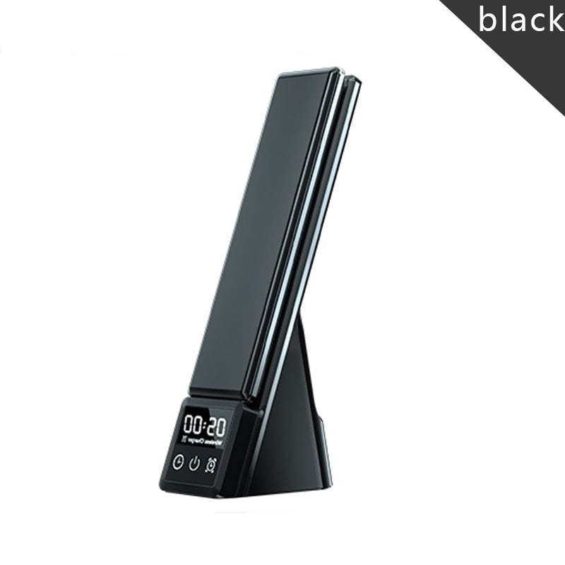 Newest Multi-Function Table Lamp Clock Convenient Three In One Fast Charger For Mobile Phone Watch Headset Wireless Charging - 2bazar4