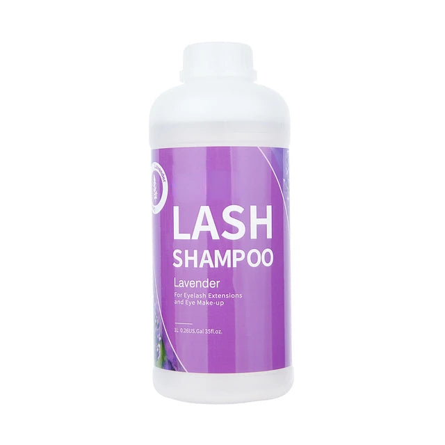 1L Eyelash Cleanser Foam Lash Shampoo No Irritation Pump Press Lash Lift and Growth Kit Bottles Brushes Eyelash Extension - 2bazar4