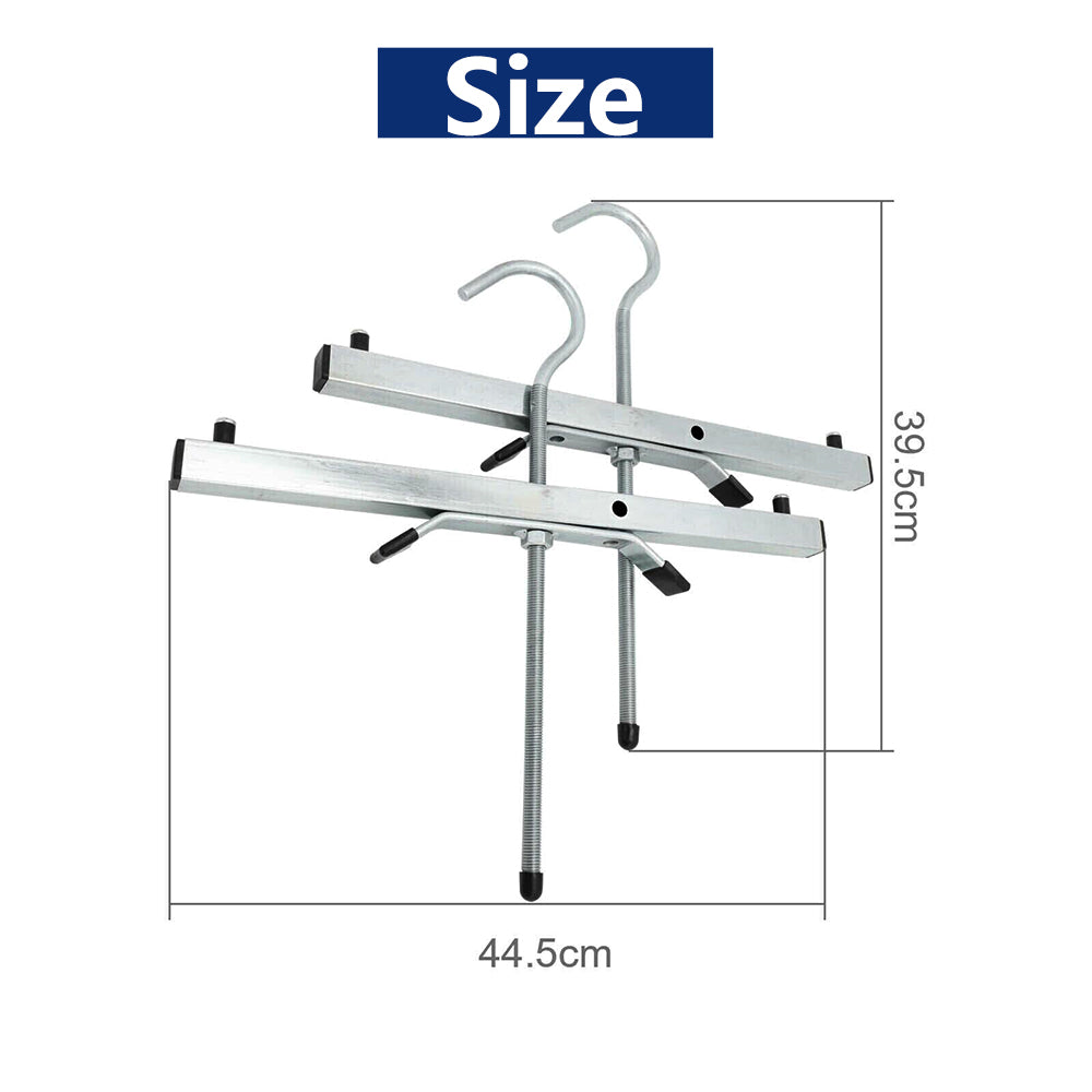 Universal Heavy Duty Ladder Roof Rack Clamp Clamps Lockable Free 2Locks Lockable - 2bazar4