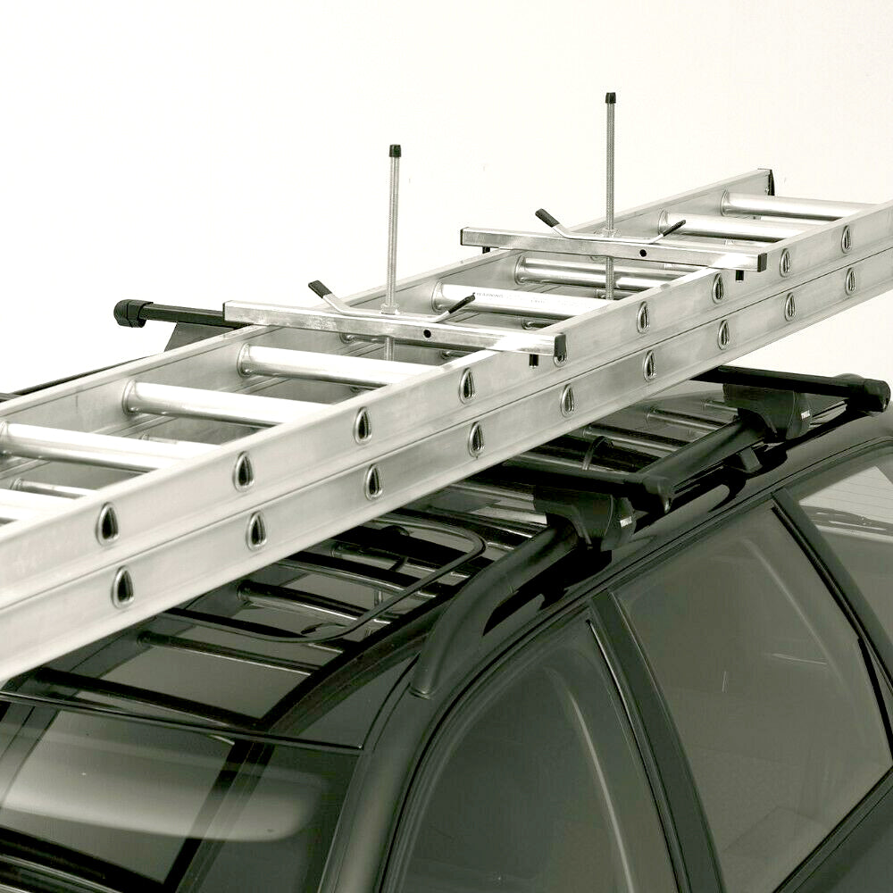 Universal Heavy Duty Ladder Roof Rack Clamp Clamps Lockable Free 2Locks Lockable - 2bazar4
