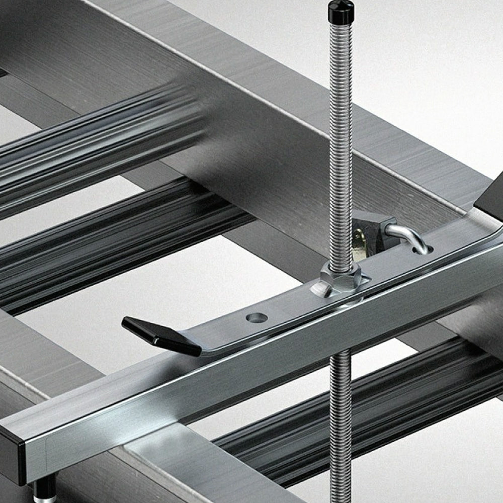 Universal Heavy Duty Ladder Roof Rack Clamp Clamps Lockable Free 2Locks Lockable - 2bazar4