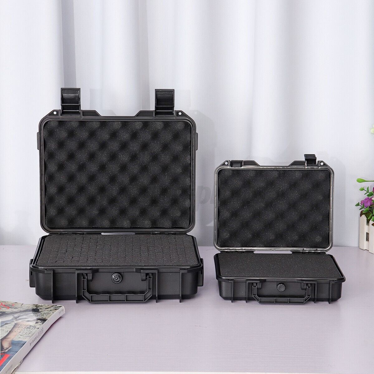 Waterproof Travel Flight Hard Carry Case With Foam Camera Storage Box Protective - 2bazar4