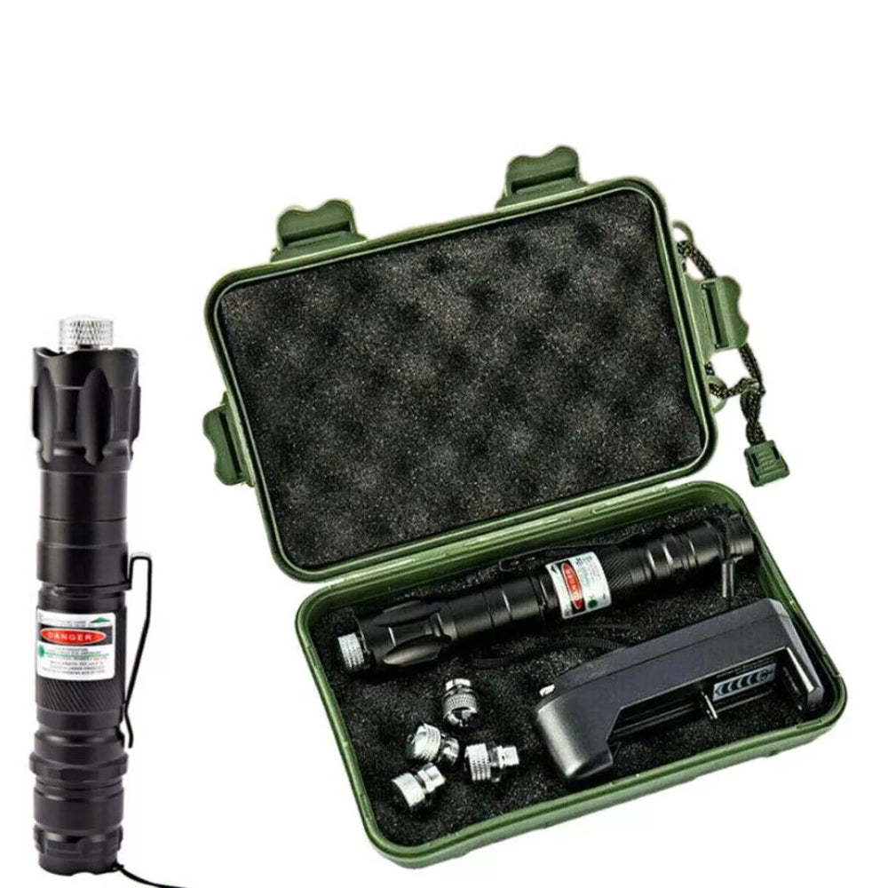 532NM Green Laser Pointer Pen Rechargeable Visible Beam Torch