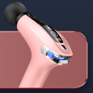 4 Massage Silicone Head Powerful Fascial Gun Portable Vibration Deep Tissue Percussion Muscle Back Massage Gun For Women - 2bazar4