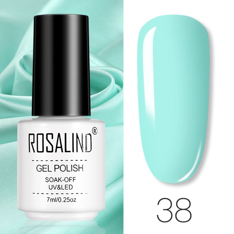 ROSALIND Gel Polish Set Manicure for Nails Semi Permanent Vernis top coat UV LED Gel Varnish Soak Off Nail Art Gel Nail Polish - 2bazar4