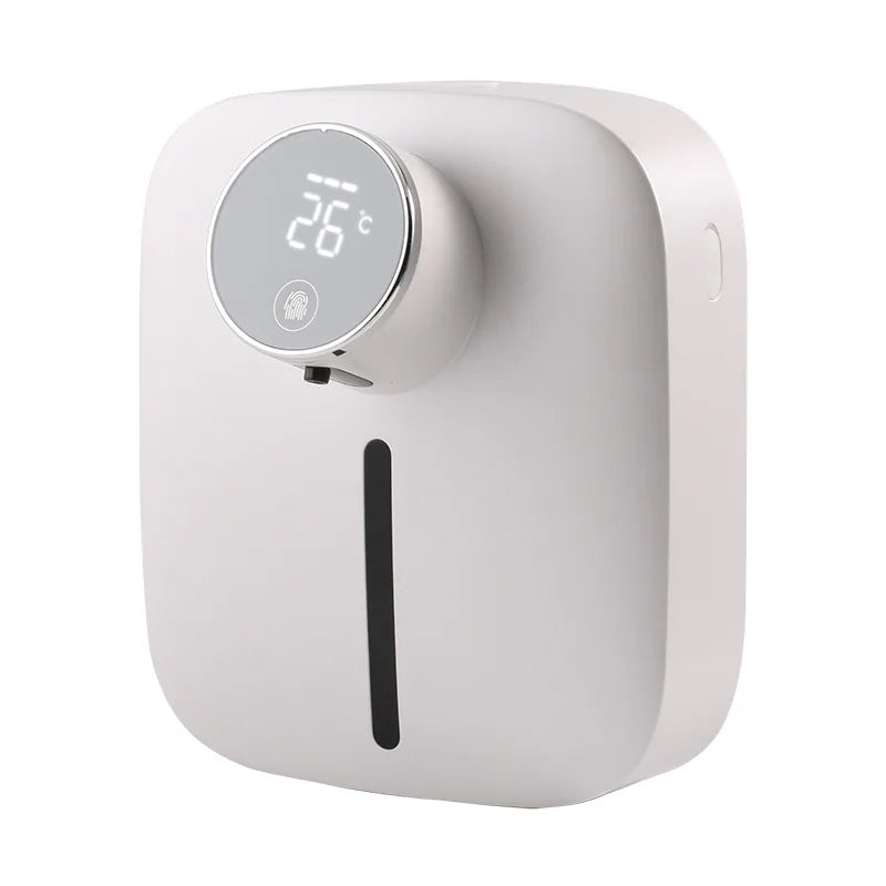 Wall-mounted Automatic Soap Dispenser Multifunctional Infrared Sensor LED Digital Display Touchless Foam USB Rechargeable - 2bazar4
