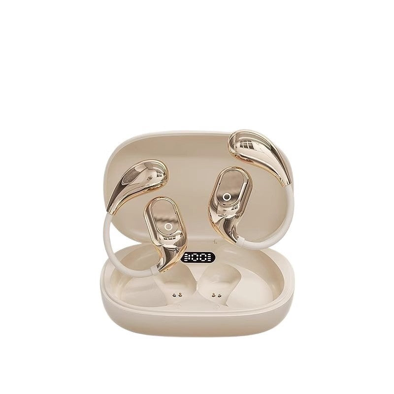 Écouteurs Bluetooth sans fil à suspension intra-auriculaire, offrant une longue autonomie, une qualité sonore et une finition haut de gamme.