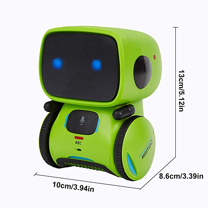 Interactive Toy Robot: Cute, English-speaking, dances, walks, and records dialogue. - 2bazar4