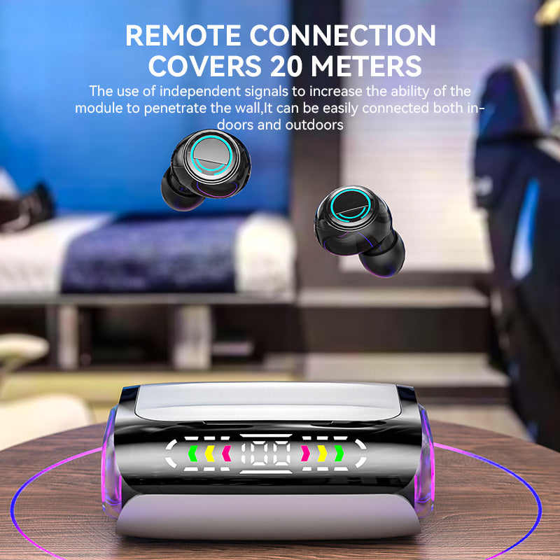 DX 01 wireless bluetooth headset in ear sports super long standby - 2bazar4