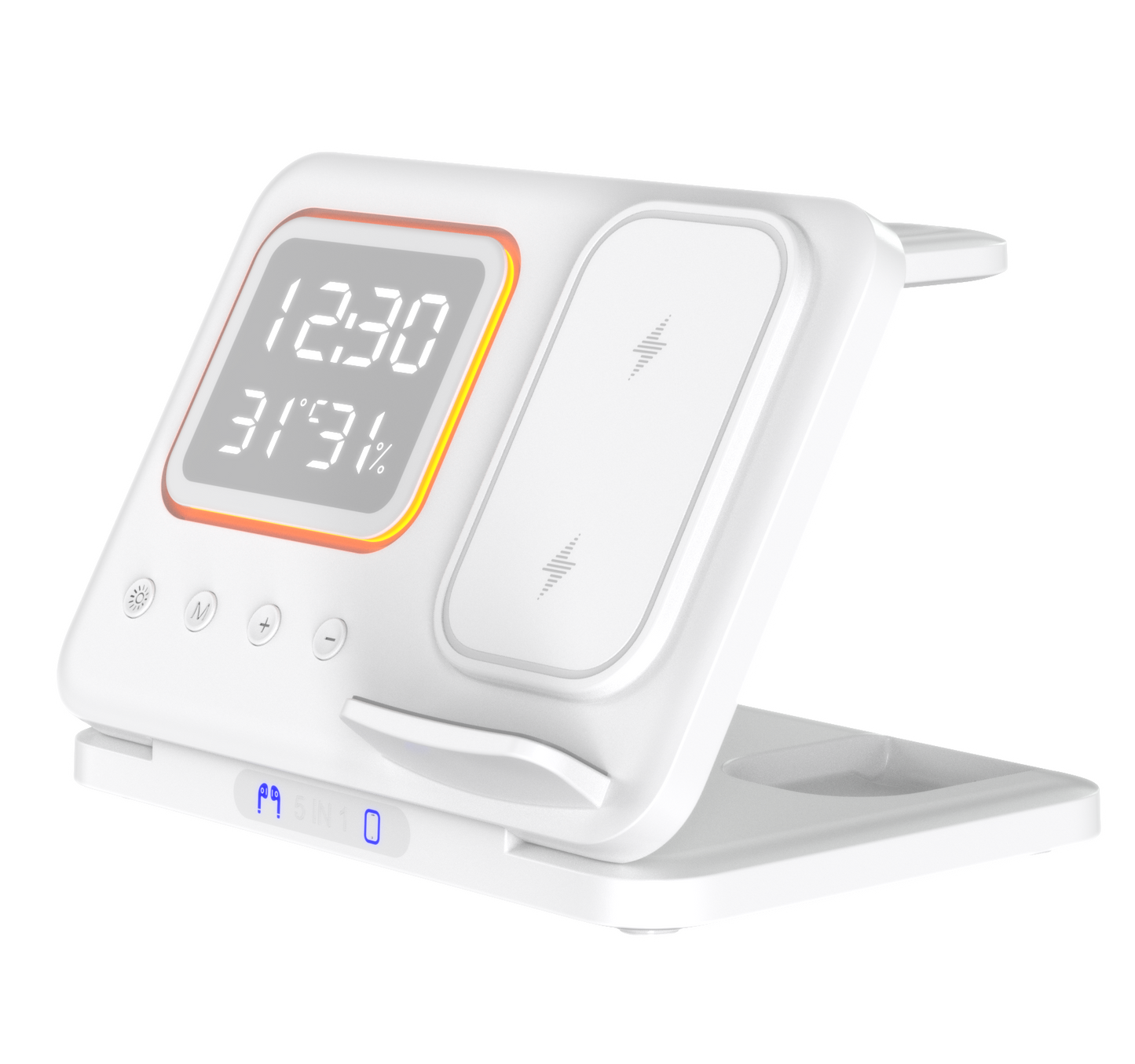 Phone Stand Tabletop 15w Fast Charging 5 in One Universal Wireless Charger Desk Charger for Iphone eprolo