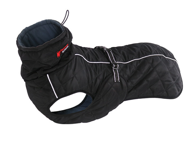 Pet Dog Clothes Big Large Dog Jacket Coat Winter Soft Warm Fleece Retriever Thickening Cotton Dog Clothes For Dog supplies - 2bazar4