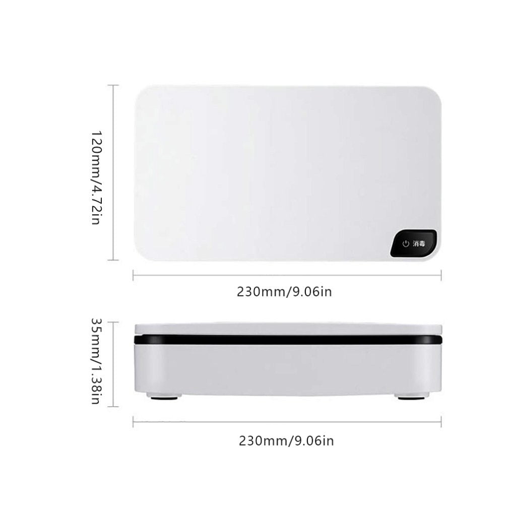Portable Uv Sterilizer Box Mobile Phone Sanitizer Case For Phone Mice Toothbrush Mask Sterilization Box 1 Set - 2bazar4