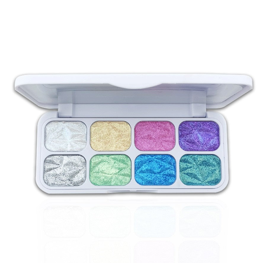 Macaron Chameleon 8 colors Eye Shadow Plate Eyes Makeup High Pigmented Matte Shimmer   Eyeshadow - 2bazar4