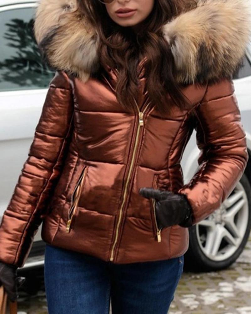 European and American women's cotton jacket, down cotton jacket, short women's cotton jacket, warm jacket - 2bazar4