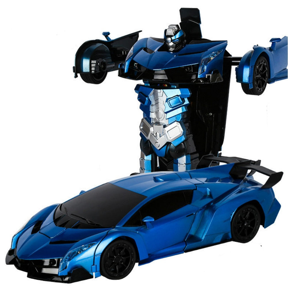 Car Transformation Robots Sports Vehicle Model Robots Toys Cool Deformation Car Kids Toys Gifts For Boys - 2bazar4