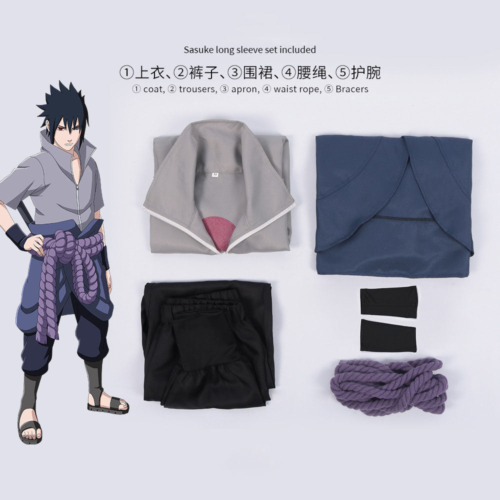 Ninja Sasuke cosplay costume: Genius Ninja Sasuke complete set of cosplay costumes eprolo