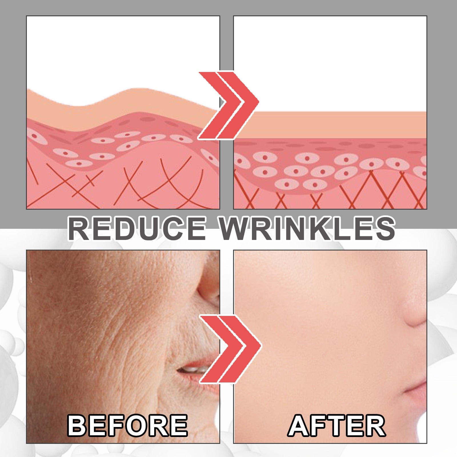 EELHOE Collagen Anti Wrinkle Cream Collagen Is Reconstituted Against Aging To Weaken Fine Lines Moisturize And Tighten Skin - 2bazar4