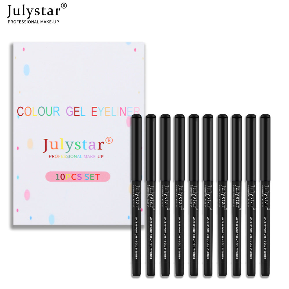 New Set Of Eyeliner Pencil Waterproof And Oil-Proof Non-Smudge Eyeliner Gel Pencil - 2bazar4