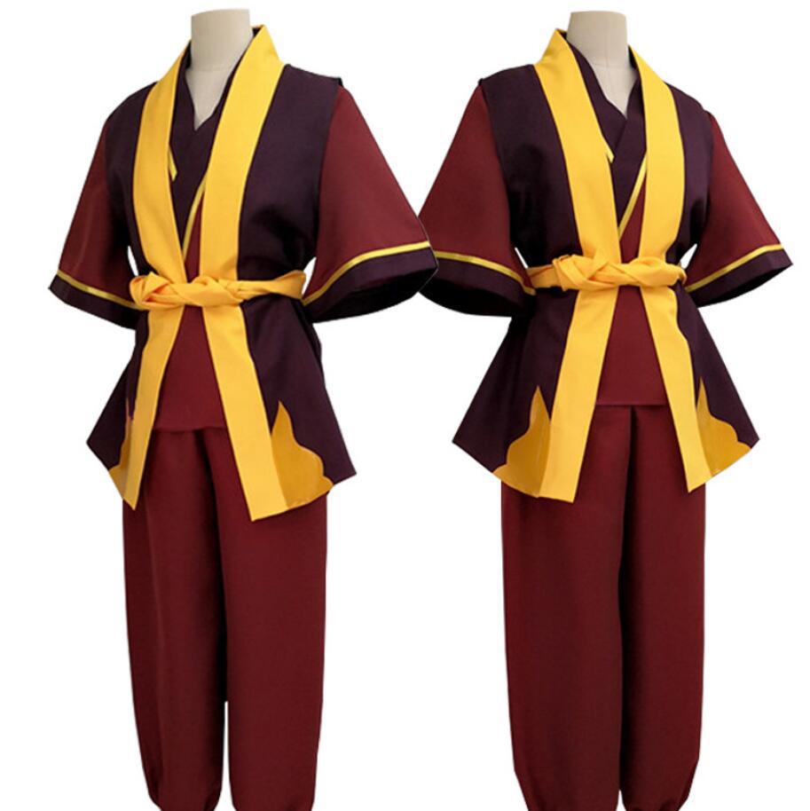 The Last Airbender Cosplay Azula Zuko Cosplay Fantasia Coatume Disguise For Men Women Adult Halloween Carnival Roleplay Suit eprolo