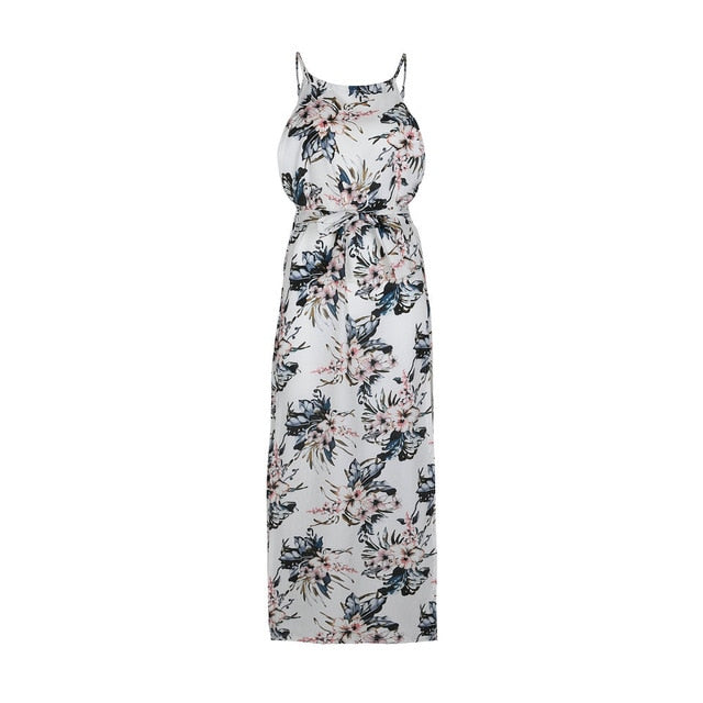 Bohemian style Womens Long Dress Summer Print Maxi Evening Party Beach Floral Dress - 2bazar4