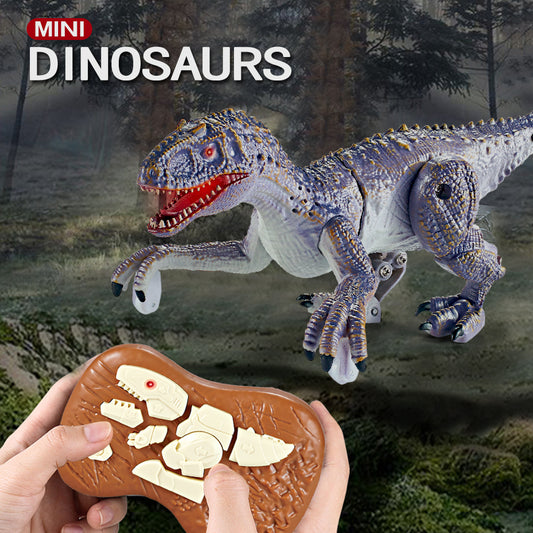 2.4G Remote Control Simulation Dinosaur Raptor Voice Mini Children Dinosaur Toy Electric Model - 2bazar4