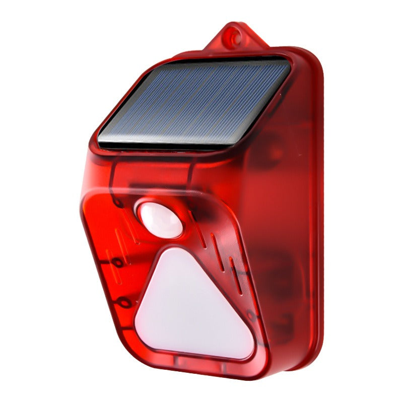 New Solar Alarm Light Human Body Sensing Remote Alarm To Drive Away Animals Solar Alarm Light - 2bazar4