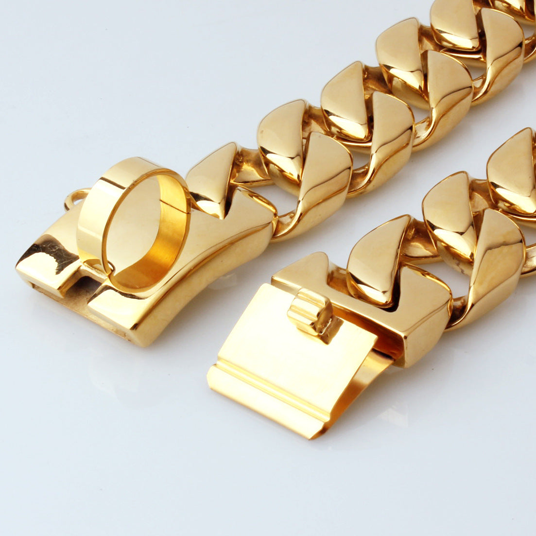 32mm Stainless Steel Dog Collar Dog Necklace Gold Dog Chain Fierce Dog Castro Bully Doberman Bulldog Dog Chain,pets,Cane Corso - 2bazar4