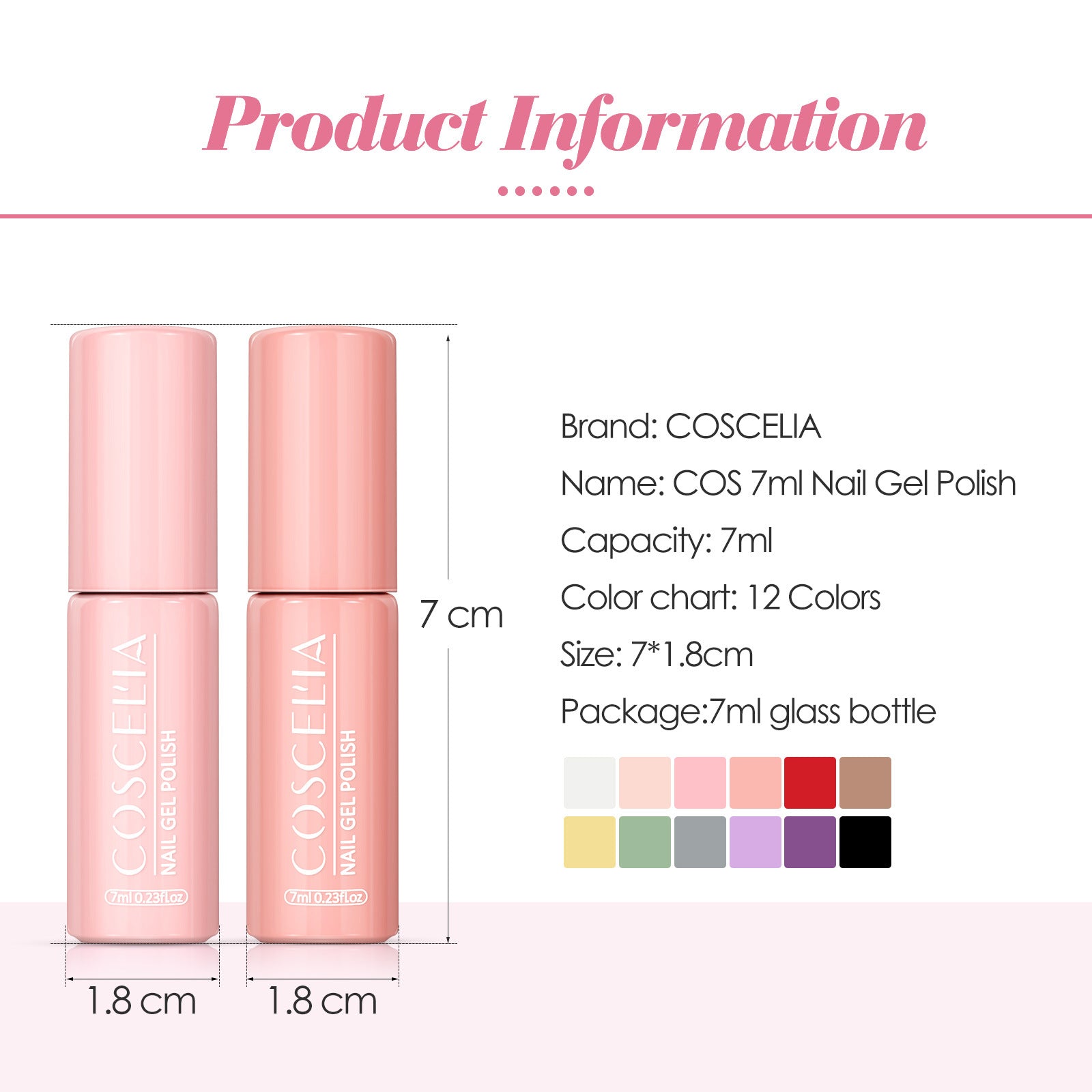 Macaron Color Round Tube Series Nail Polish Glue Nail Art Net Red Popular Color - 2bazar4