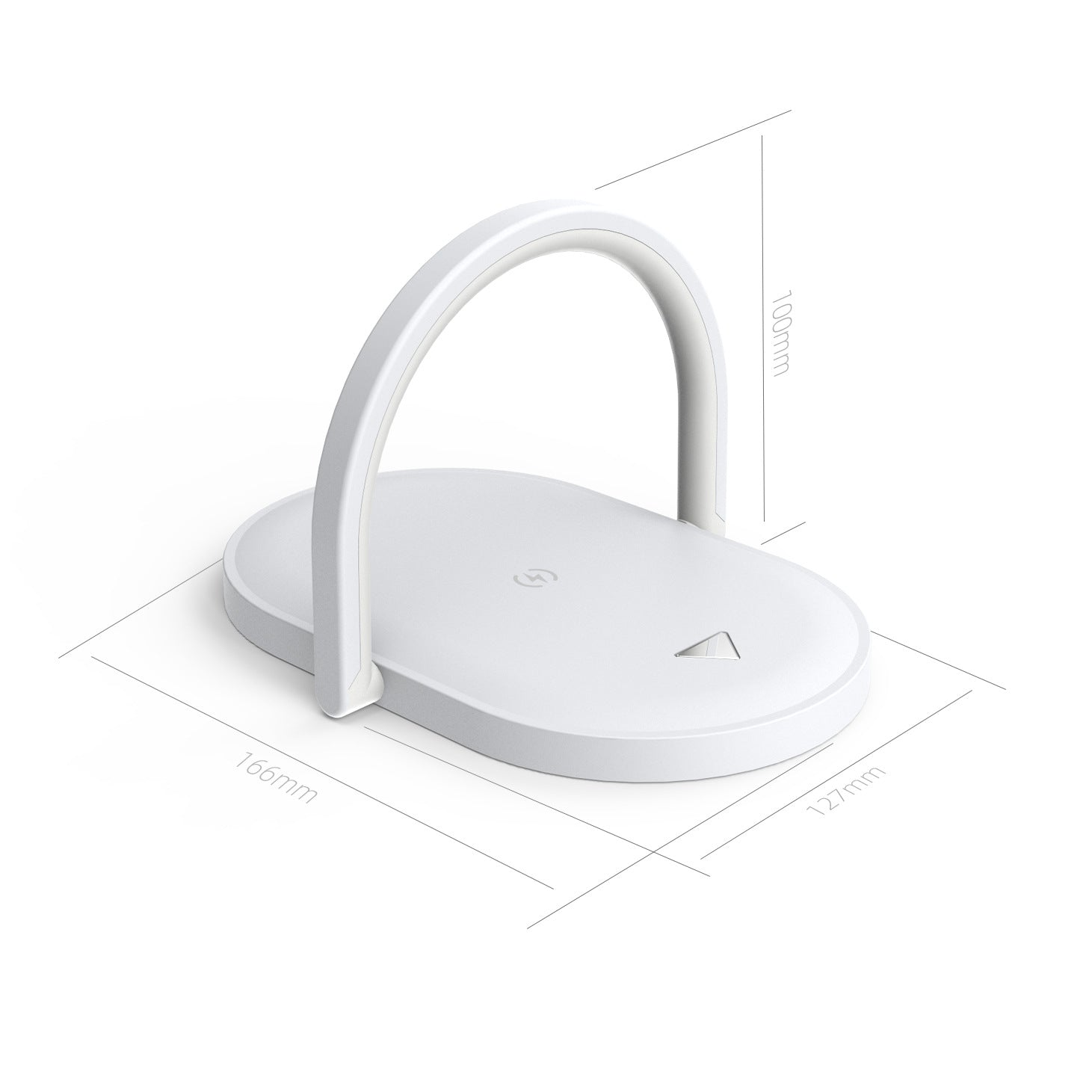 Night Light Wireless Charger 15W Fast Charge with Mobile Phone Stand Desk Lamp Power Bank - 2bazar4
